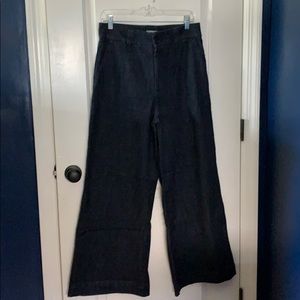 Express Super high rise wide leg  trouser jeans